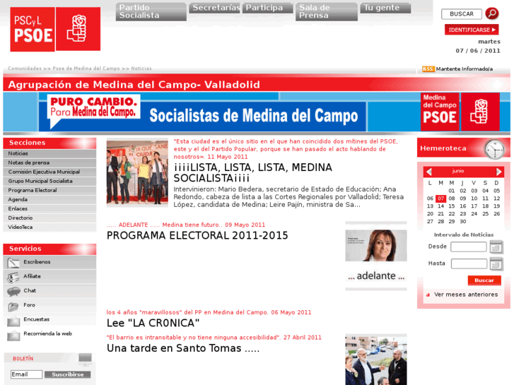 www.psoemedinadelcampo.com