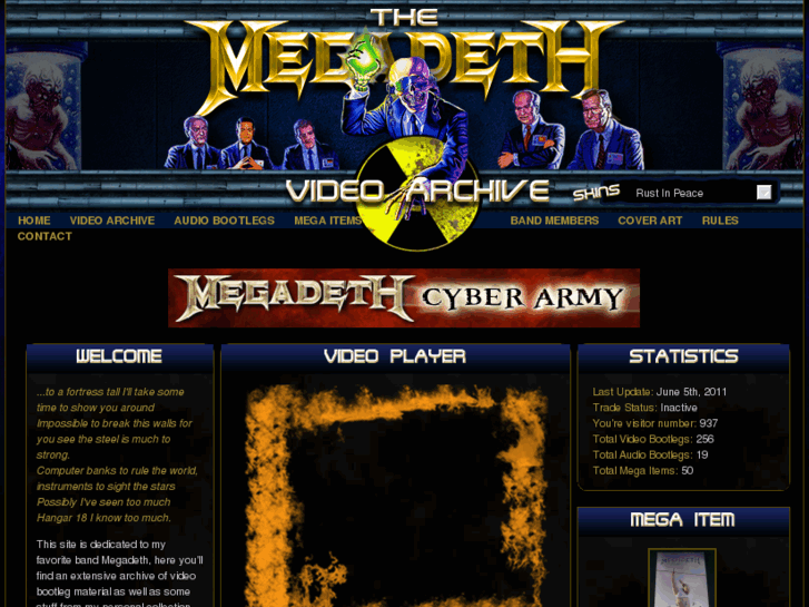 www.themegadethvideoarchive.com