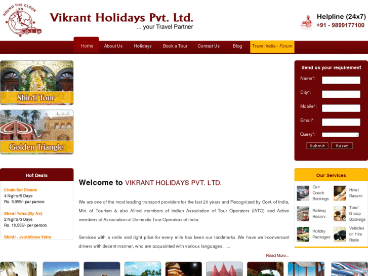 www.vikrantholidays.com