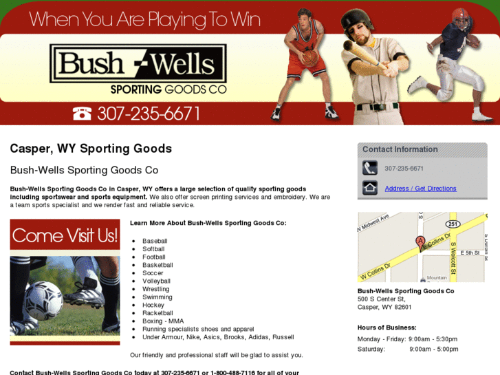 www.bush-wellssportinggoods.com