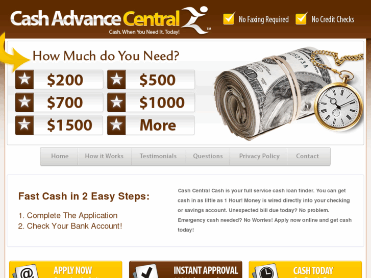 www.cashcentralcash.com