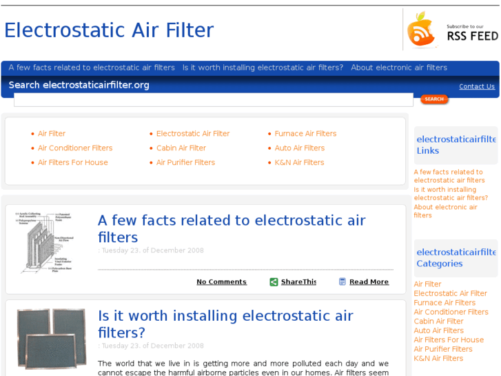 www.electrostaticairfilter.org