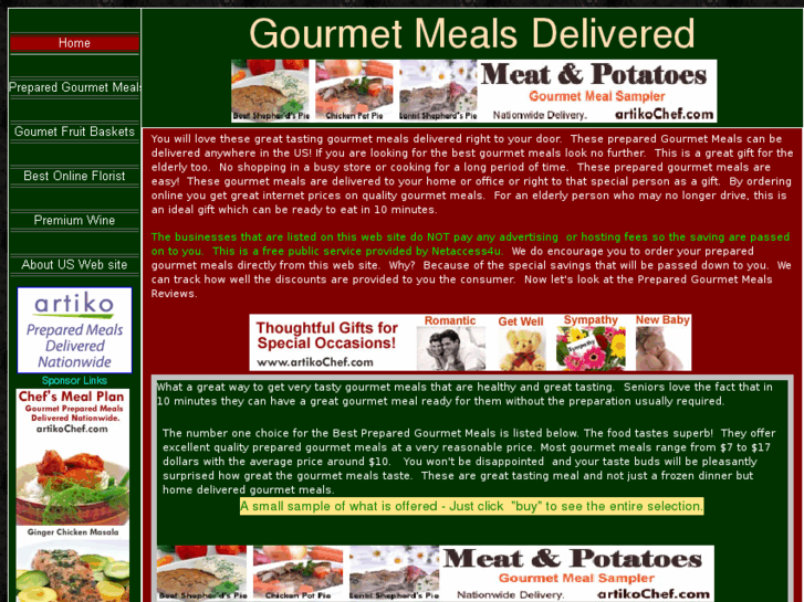 www.gourmet-meals-delivered.com