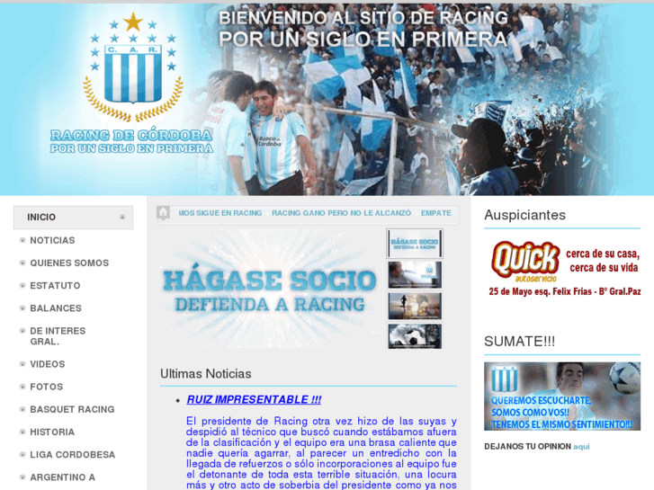 www.racingsigloprimera.com