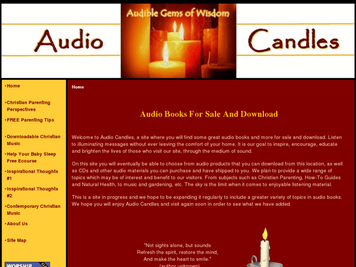 www.audiocandles.com