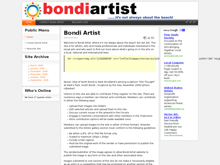 www.bondiartist.com