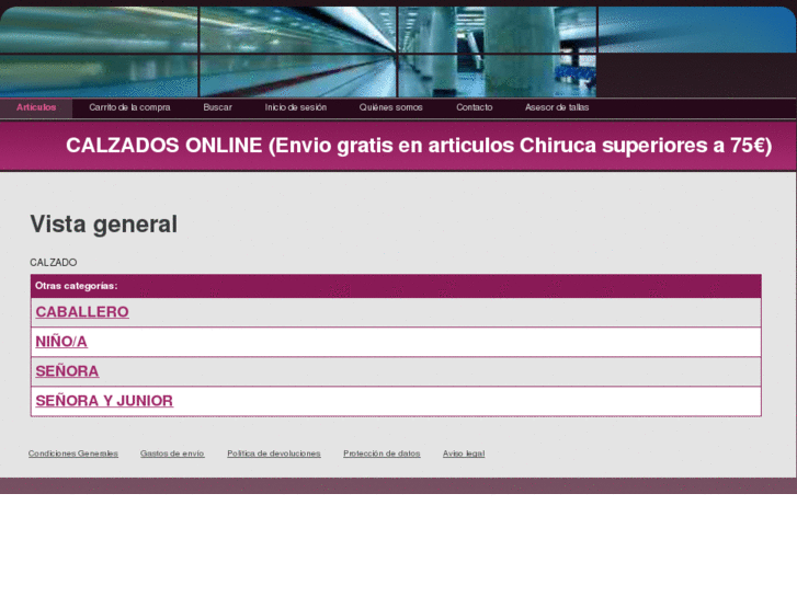 www.calzadosonline.es