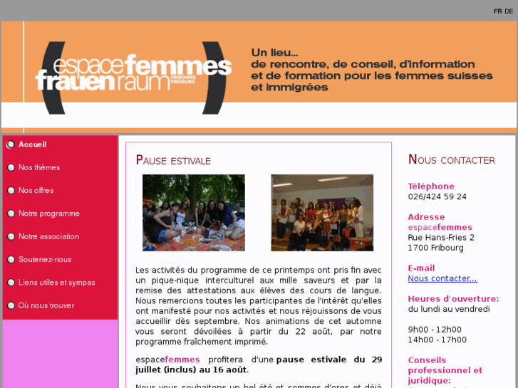 www.espacefemmes.org