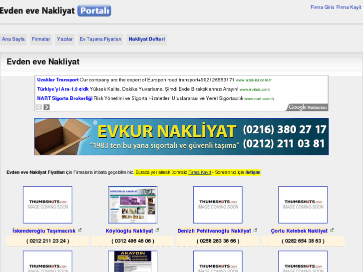 www.evdenevenakliyattr.com