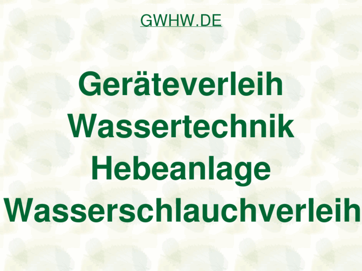 www.gwhw.de