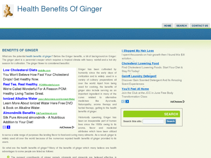 www.healthbenefitsofginger.com