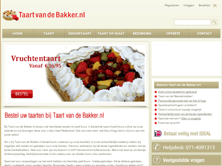 www.taartvandebakker.nl