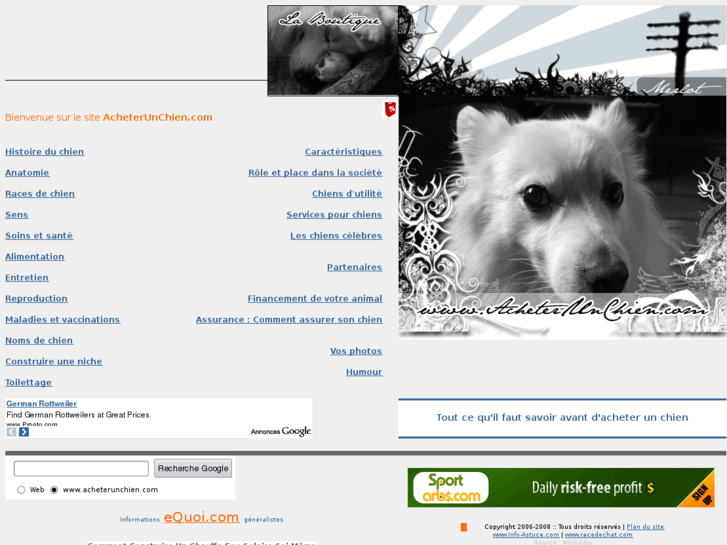 www.acheterunchien.com