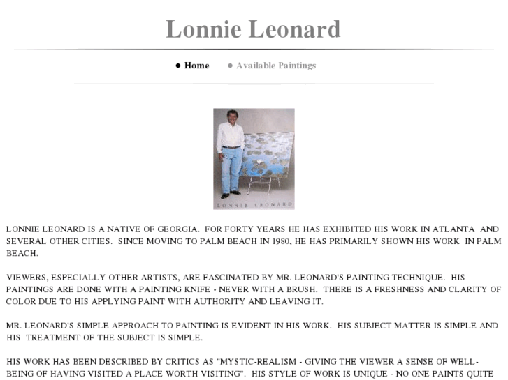 www.lonnieleonard.com