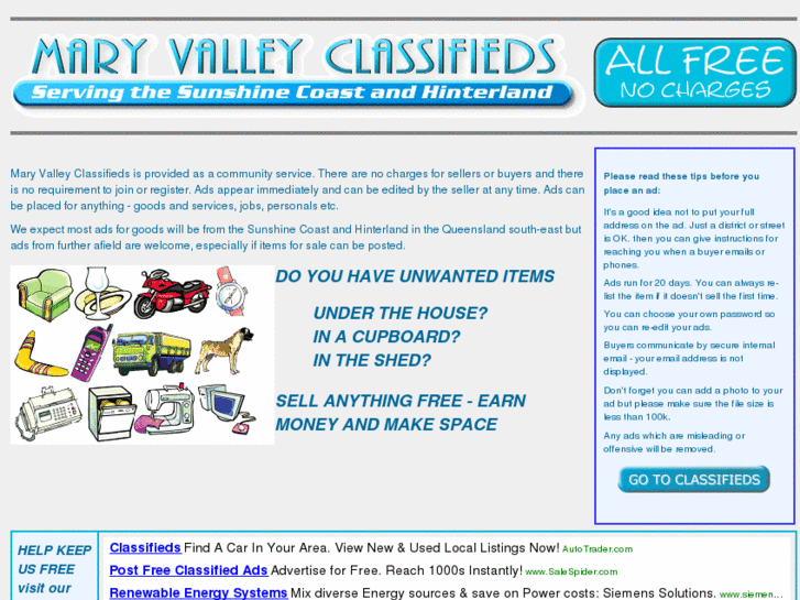 www.maryvalleyclassifieds.com