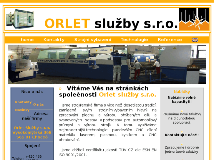 www.orlet.cz