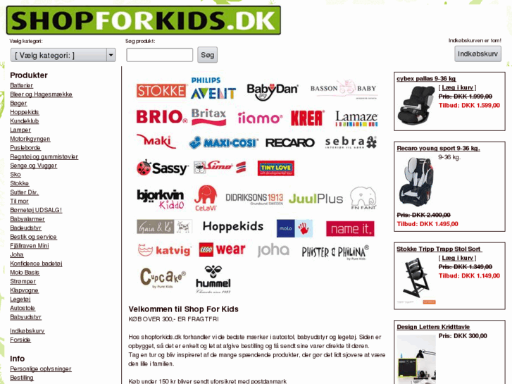 www.shopforkids.dk