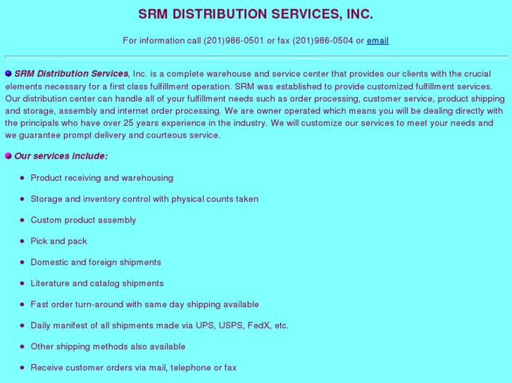 www.srmdistribution.com