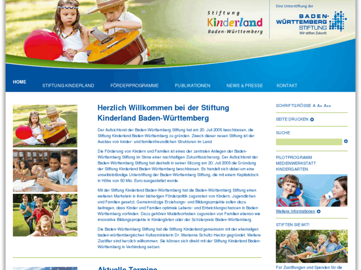 www.stiftung-kinderland.de