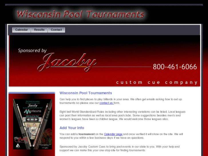 www.wisconsin-pool-tournaments.com