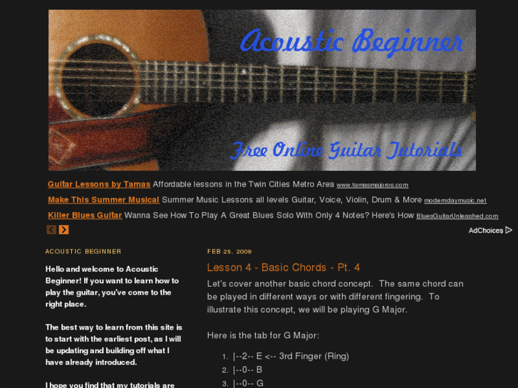 www.acousticbeginner.com