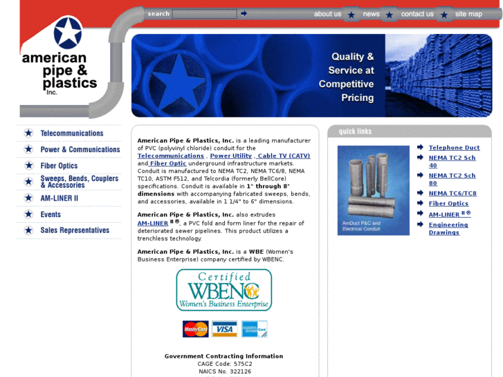 www.americanpipeandplastics.net