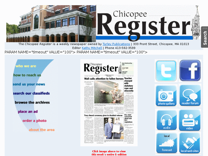 www.chicopeeregisteronline.com