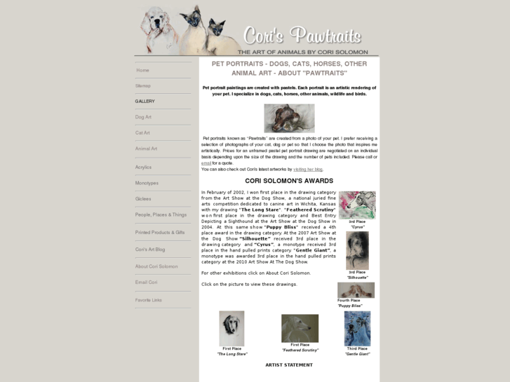 www.corispawtraits.com