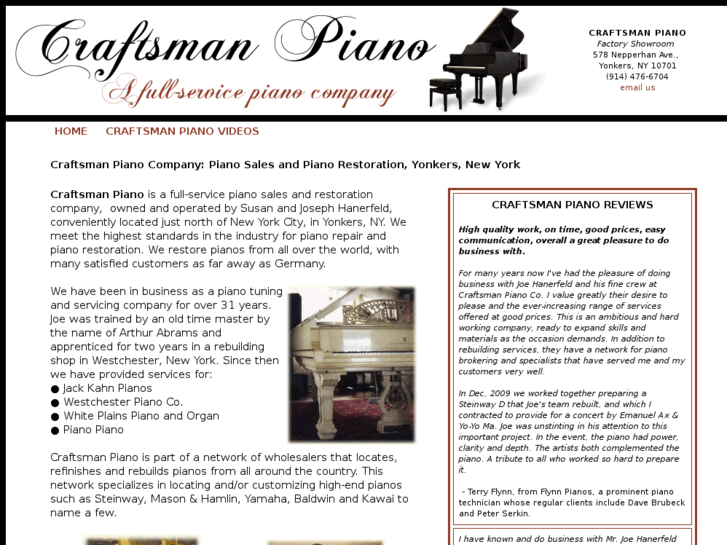 www.craftsmanpianoyonkers.com