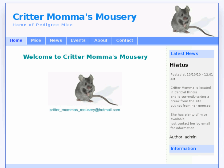 www.crittermommasmousery.com