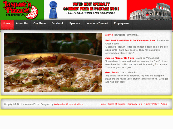 www.jasparespizza.com