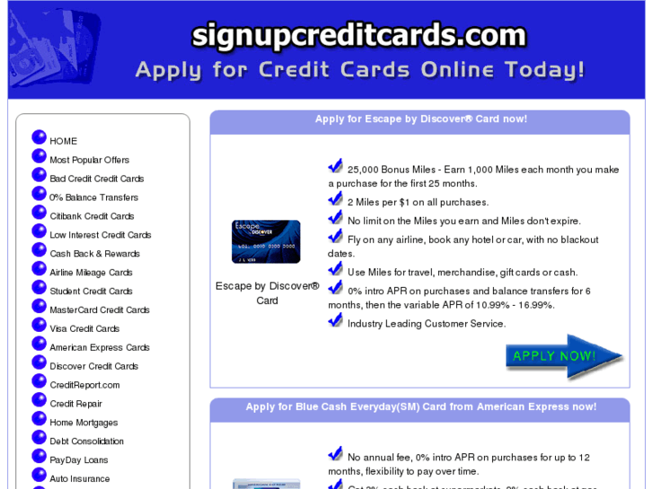 www.signupcreditcards.com