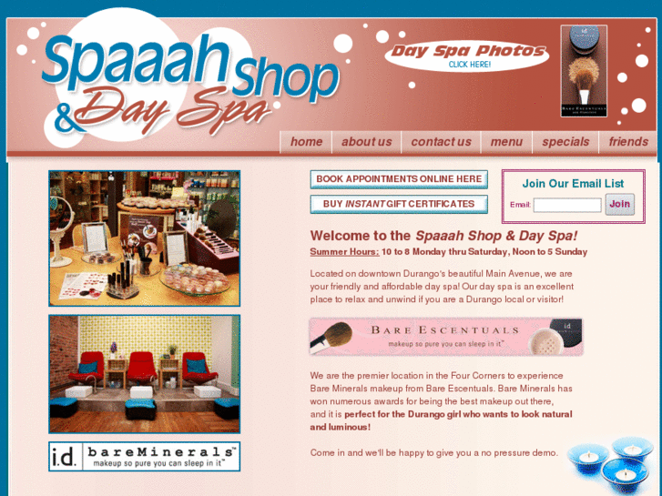 www.spaaahshopanddayspa.com