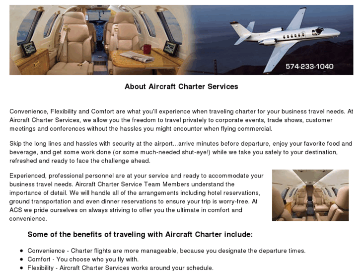 www.aircraftcharterservices.biz