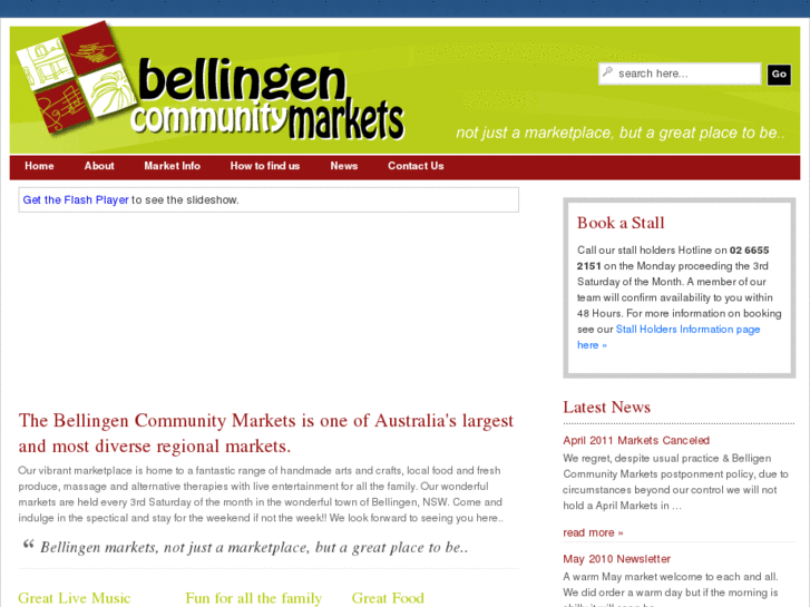 www.bellingenmarkets.com.au