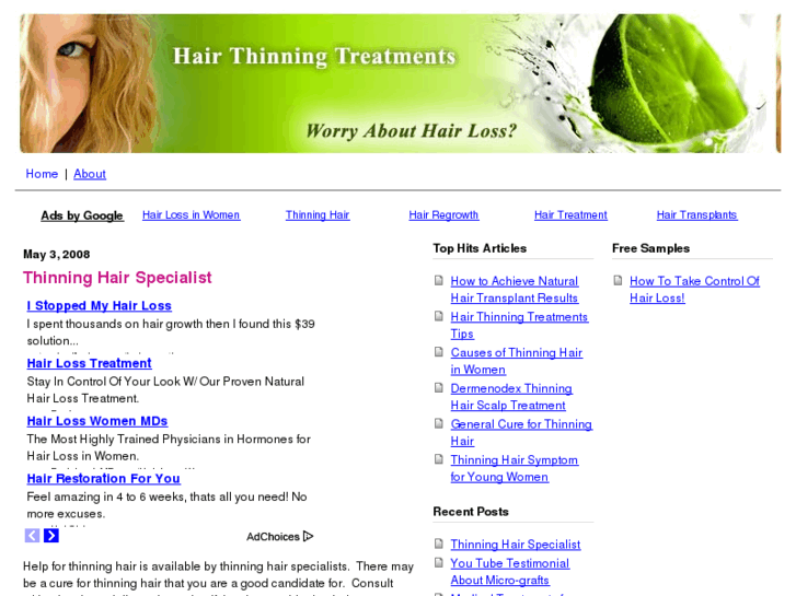 www.hairthinningtreatments.com