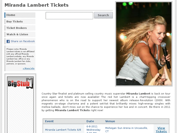 www.mirandalamberttickets.net