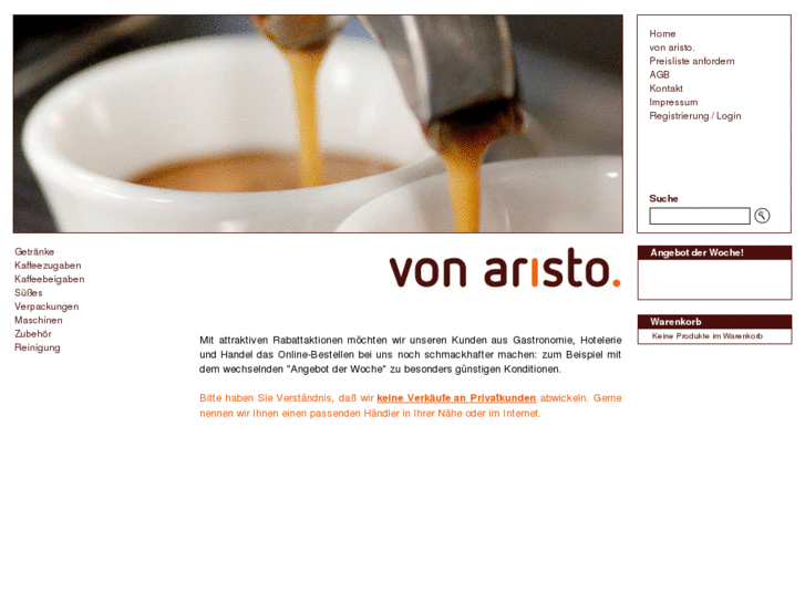 www.vonaristo.com