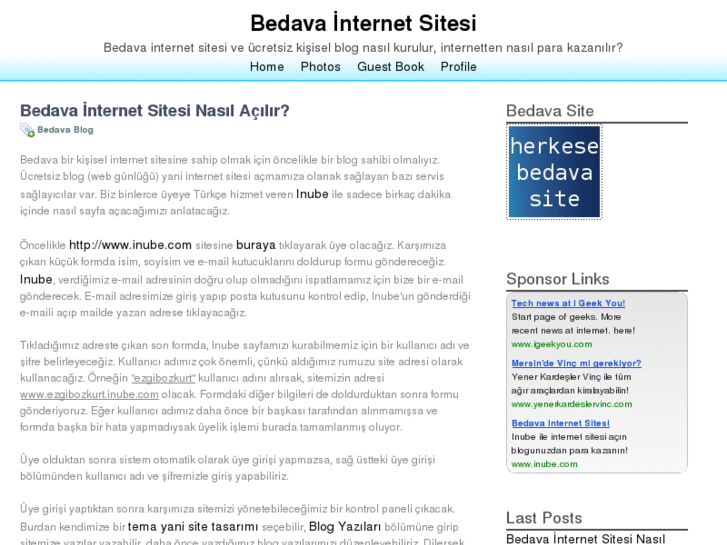 www.bedavainternetsitesi.com