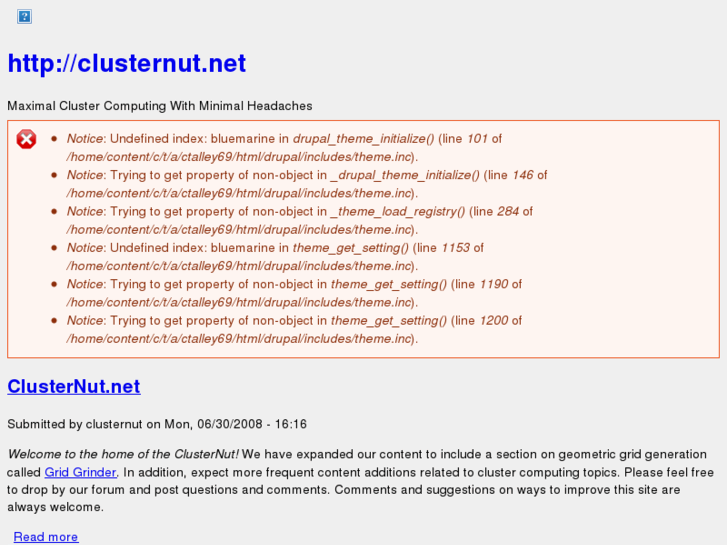 www.clusternut.net