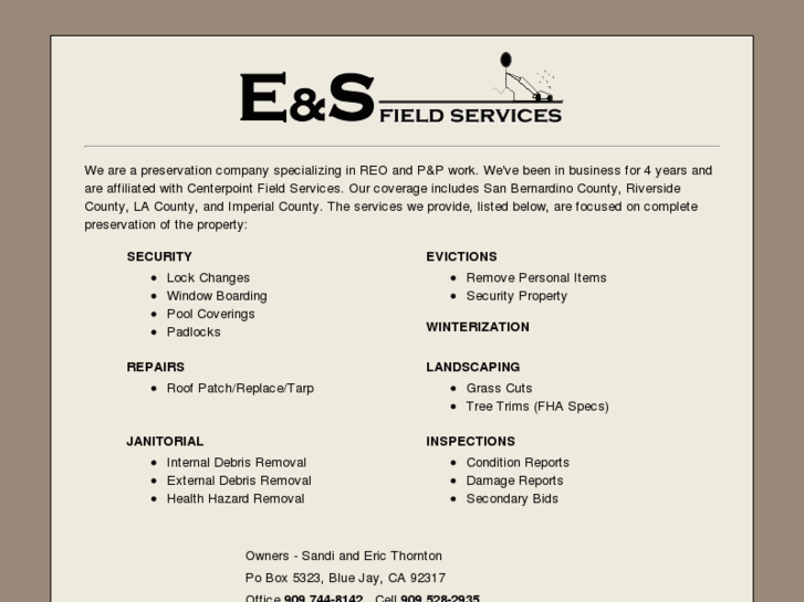 www.eandsfieldservice.com