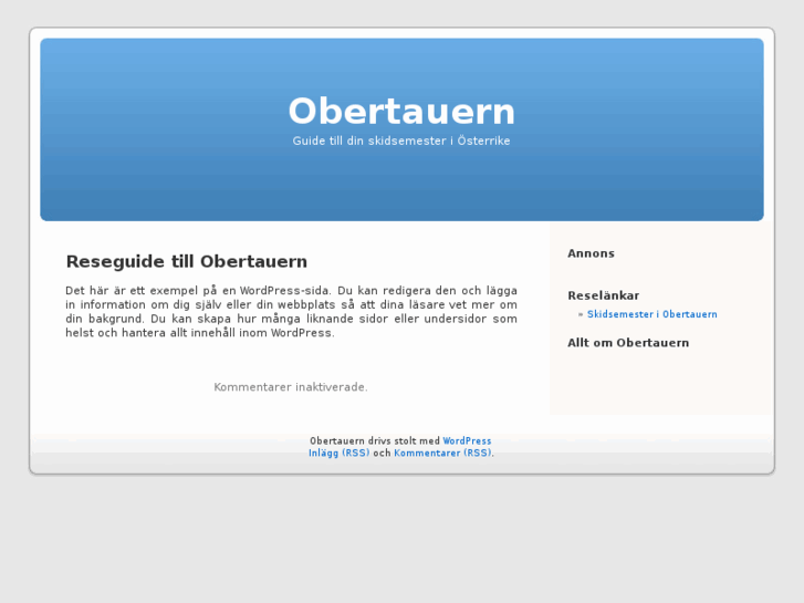 www.obertauern.nu