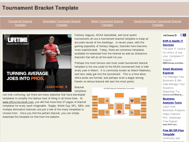 www.tournamentbrackettemplate.com