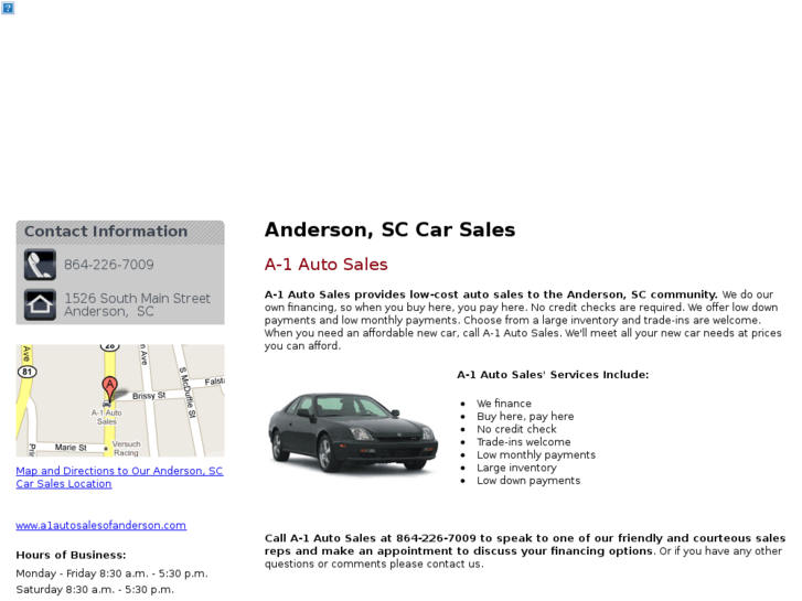 www.a1autosalessc.com