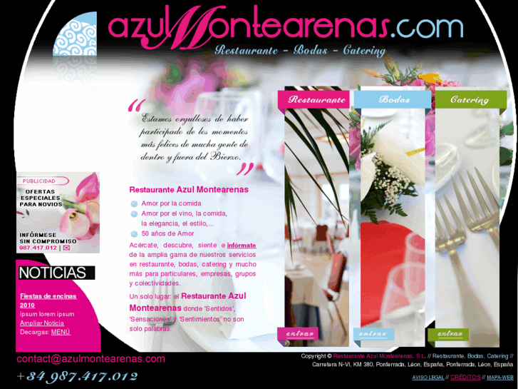 www.azulmontearenas.com