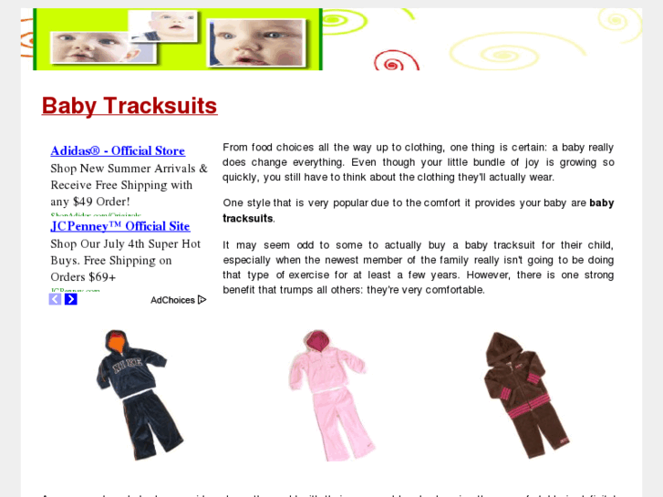 www.babytracksuits.com