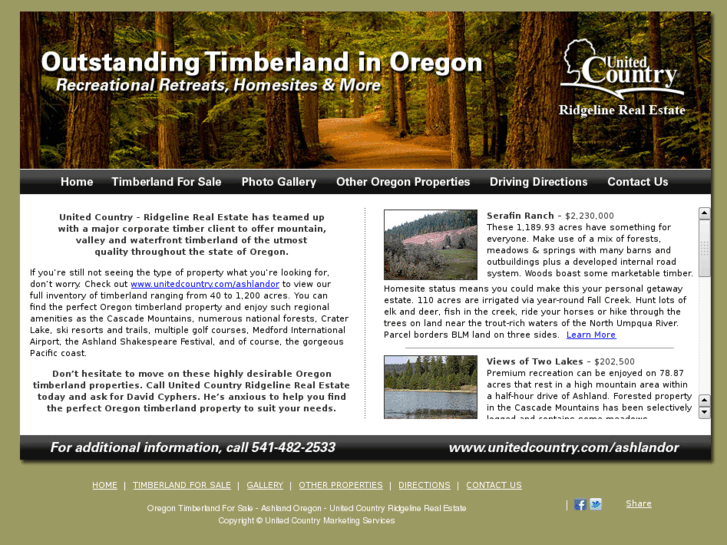 www.oregontimberlandforsale.com