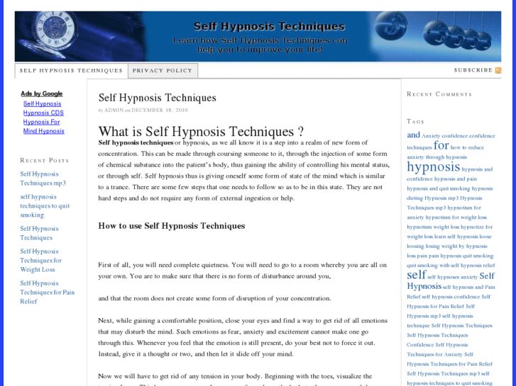 www.selfhypnosistechniquess.com