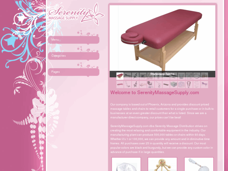 www.serenitymassagesupply.com