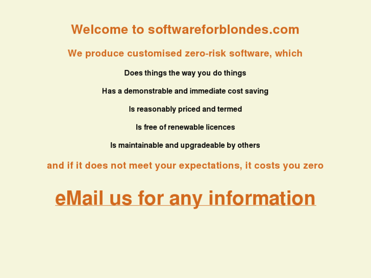 www.softwareforblondes.com